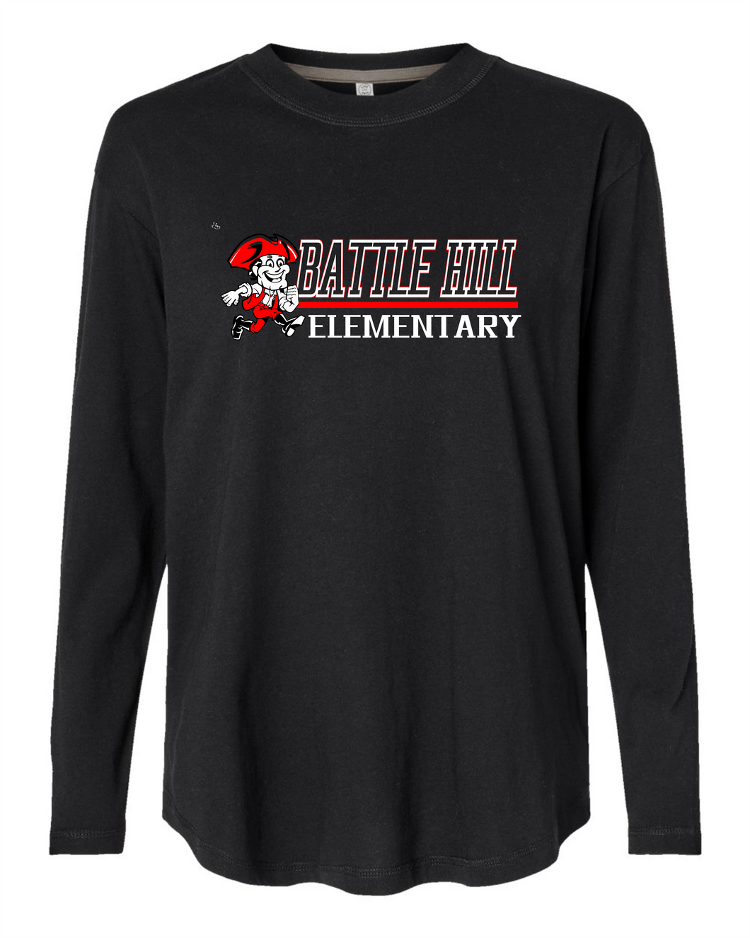 BATTLE HILL ELEMENTARY LADIES  LONG SLEEVE ALL PURPOSE T-SHIRT TOP