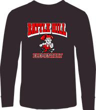Load image into Gallery viewer, BATTLE HILL ELEMENTARY YOUTH &amp; ADULT LONG SLEEVE ALL PURPOSE T-SHIRT
