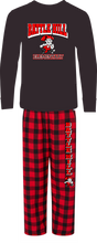 Load image into Gallery viewer, BATTLE HILL ELEMENTARY YOUTH LOUNGE WEAR (PAJAMA BOTTOMS WITH LONG SLEEVE ALL PURPOSE T-SHIRT TOP)BY6624
