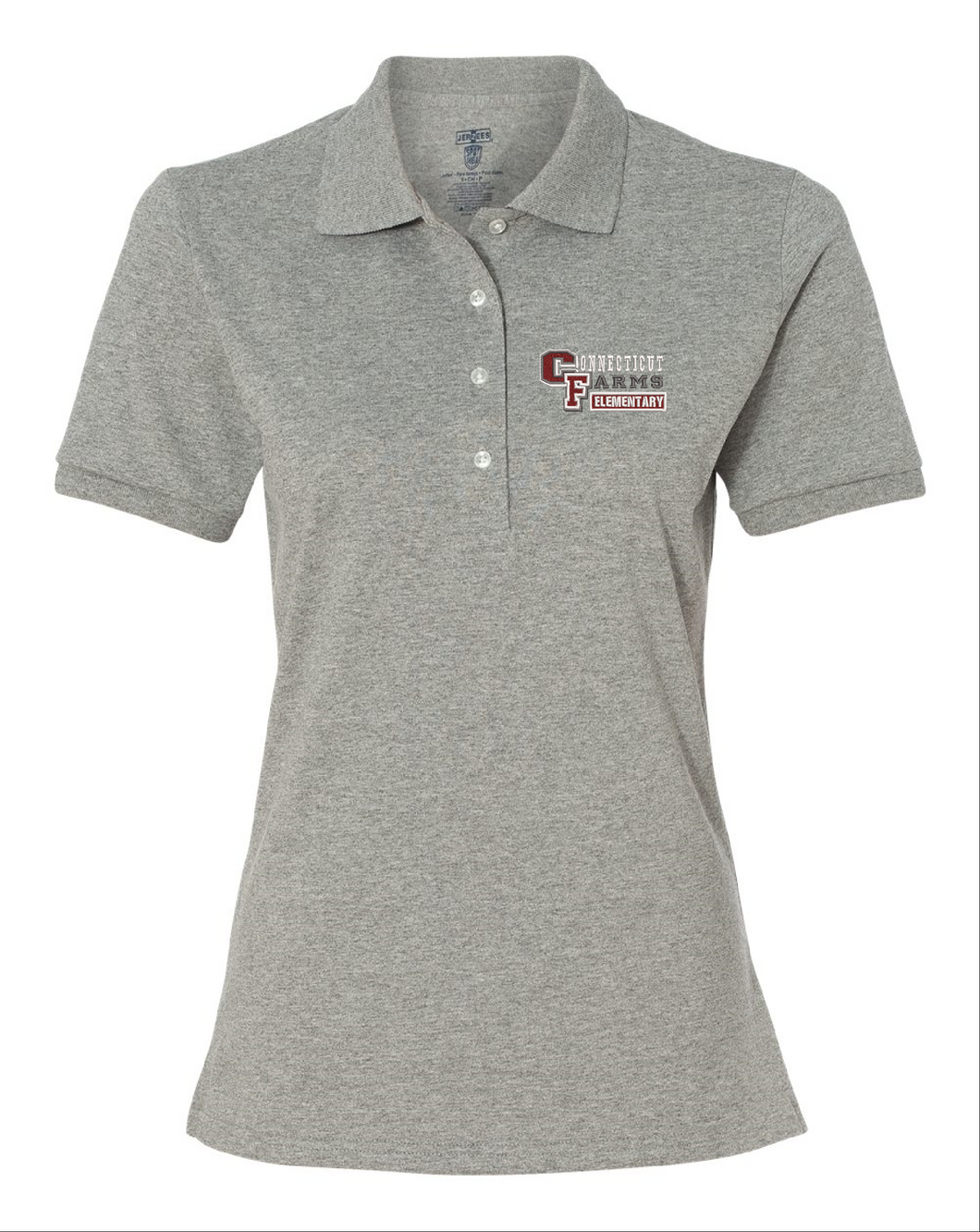 Connecticut Farms Elementary School LADIES embroidered polo