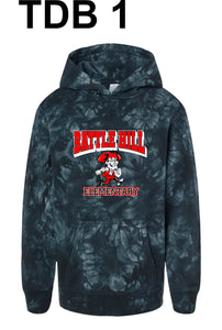 Battle Hill Elementary ADULT Hooded TIE DYE SWEATSHIRTS (Pullover)