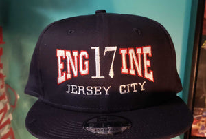 NEW Era 9FIFTY DEEP NAVY SNAPBACK w/ CITY OUTLINED front embroidery