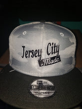 Load image into Gallery viewer, Jersey City Made New era camo snapback hat
