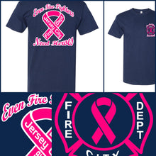 Load image into Gallery viewer, FDJC Jersey City Fire Cancer Awareness apparel for charity
