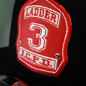 THE SHIELD LEATHER front piece Stretch/flexfitCAP