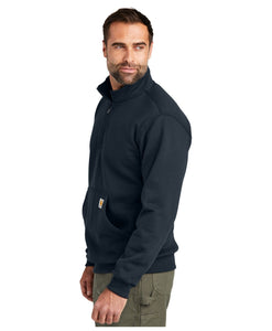 Carhartt 1/4 zip midweight mock neck job shirt/sweatshirt w/ front pocket