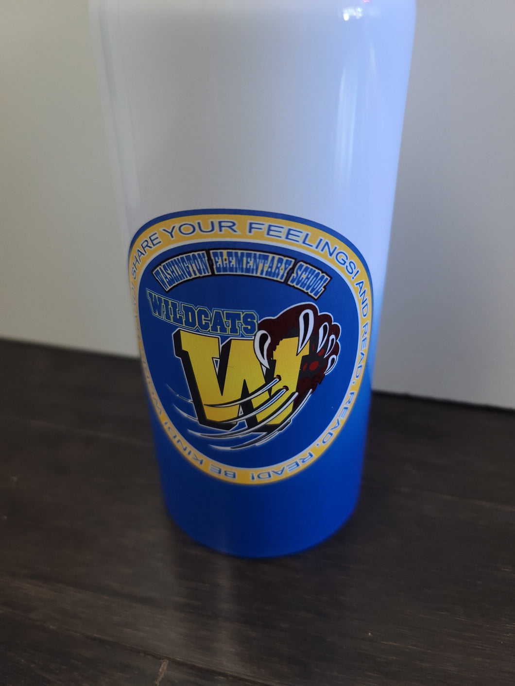 WASHINGTON ELEMENTARY WILDCATS  ALUMINUM DRINK BOTTLE