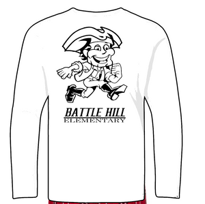 BATTLE HILL ELEMENTARY LADIES  LONG SLEEVE ALL PURPOSE T-SHIRT TOP