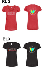 Load image into Gallery viewer, Battle Hill Elementary School Ladies V-neck Tee
