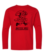 Load image into Gallery viewer, BATTLE HILL ELEMENTARY LADIES  LONG SLEEVE ALL PURPOSE T-SHIRT TOP
