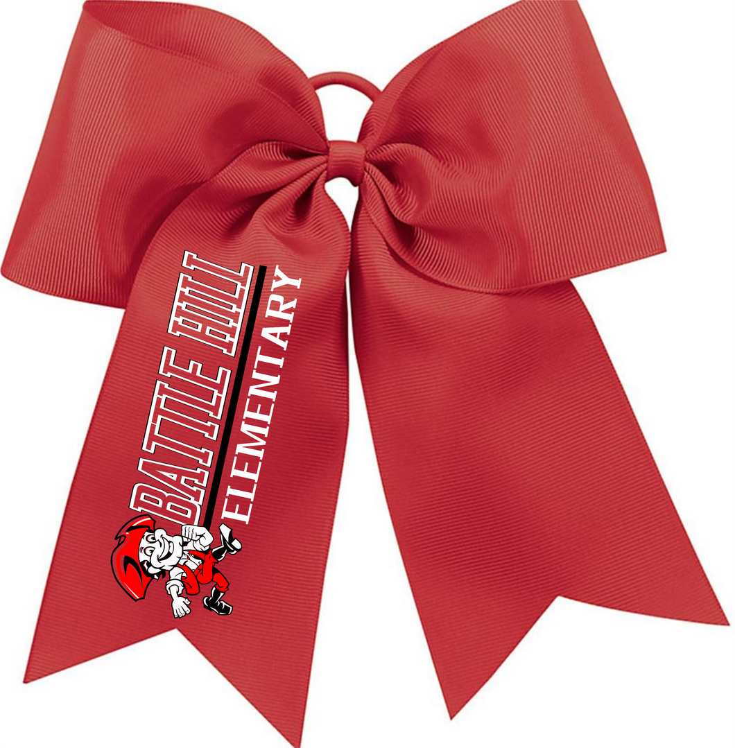 Battle Hill Elementary School Minutemen CHEER STYLE Hair BOW