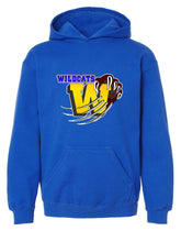 Load image into Gallery viewer, Washington Elementary School YOUTH WILDCAT HOODED pullover sweatshirt
