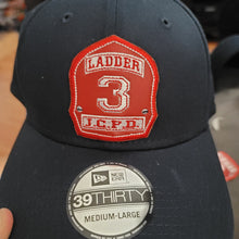 Load image into Gallery viewer, THE SHIELD LEATHER front piece Stretch/flexfitCAP
