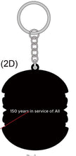 Load image into Gallery viewer, Jersey City Fire Department 150th Anniversary rubberized key chain
